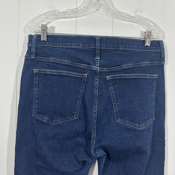 J Crew Sz 32 Jeans High Rise 10” Toothpick Button Fly Medium Wash Ankle - Picture 8 of 12